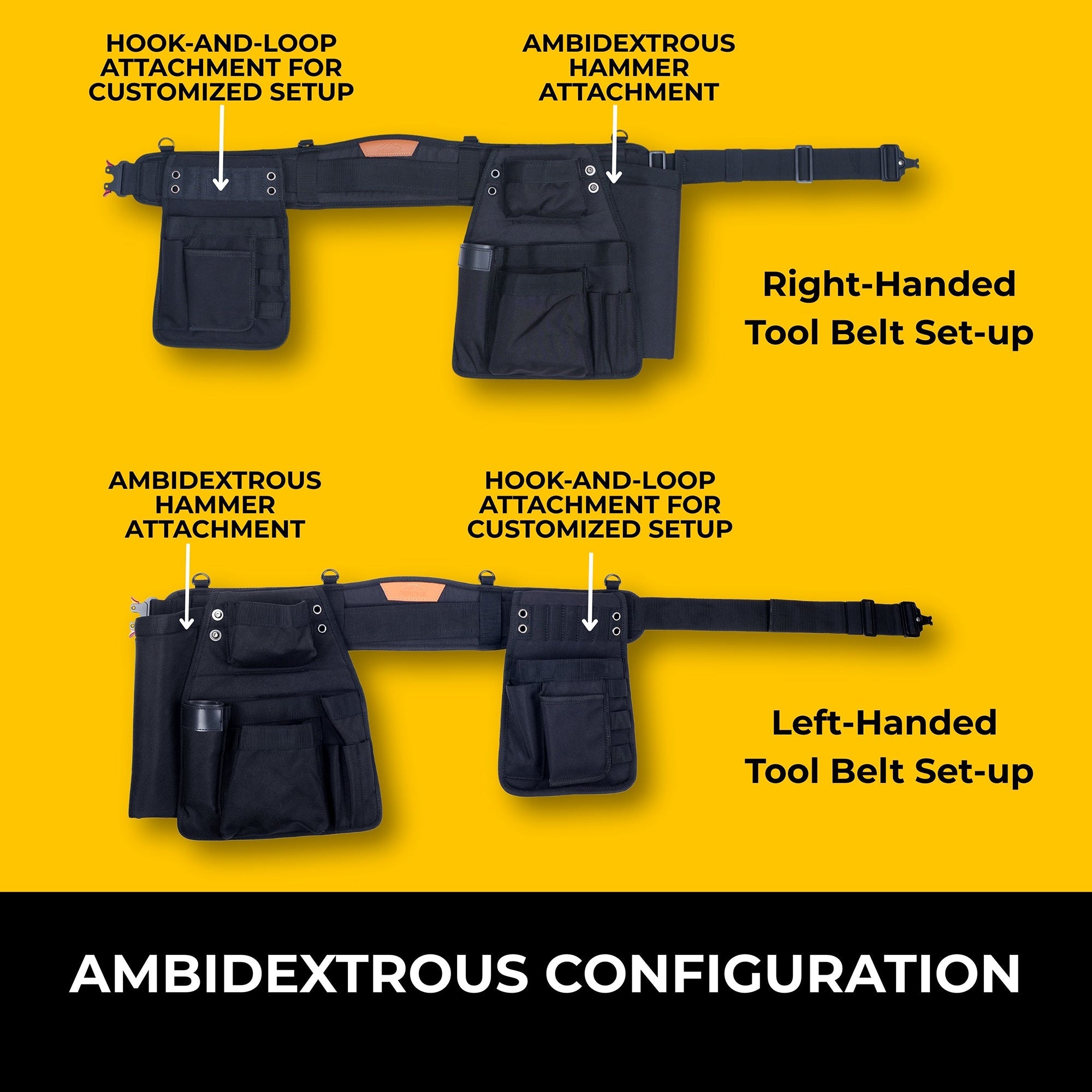 Perkins Essential Low Profile Toolbelt - Perkins Builder Brothers