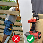 Perkins Builder Brothers Clip-On Tool Belt Drill Holder For Cordless Drill, Tape Measure, and Impact Driver