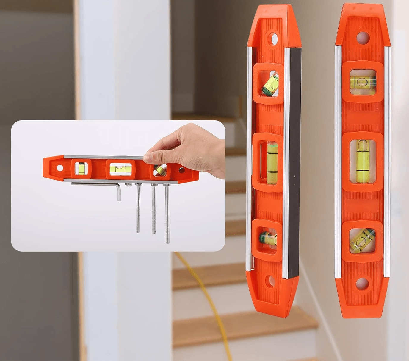 9 - inch Orange Torpedo Level - Perkins Builder Brothers