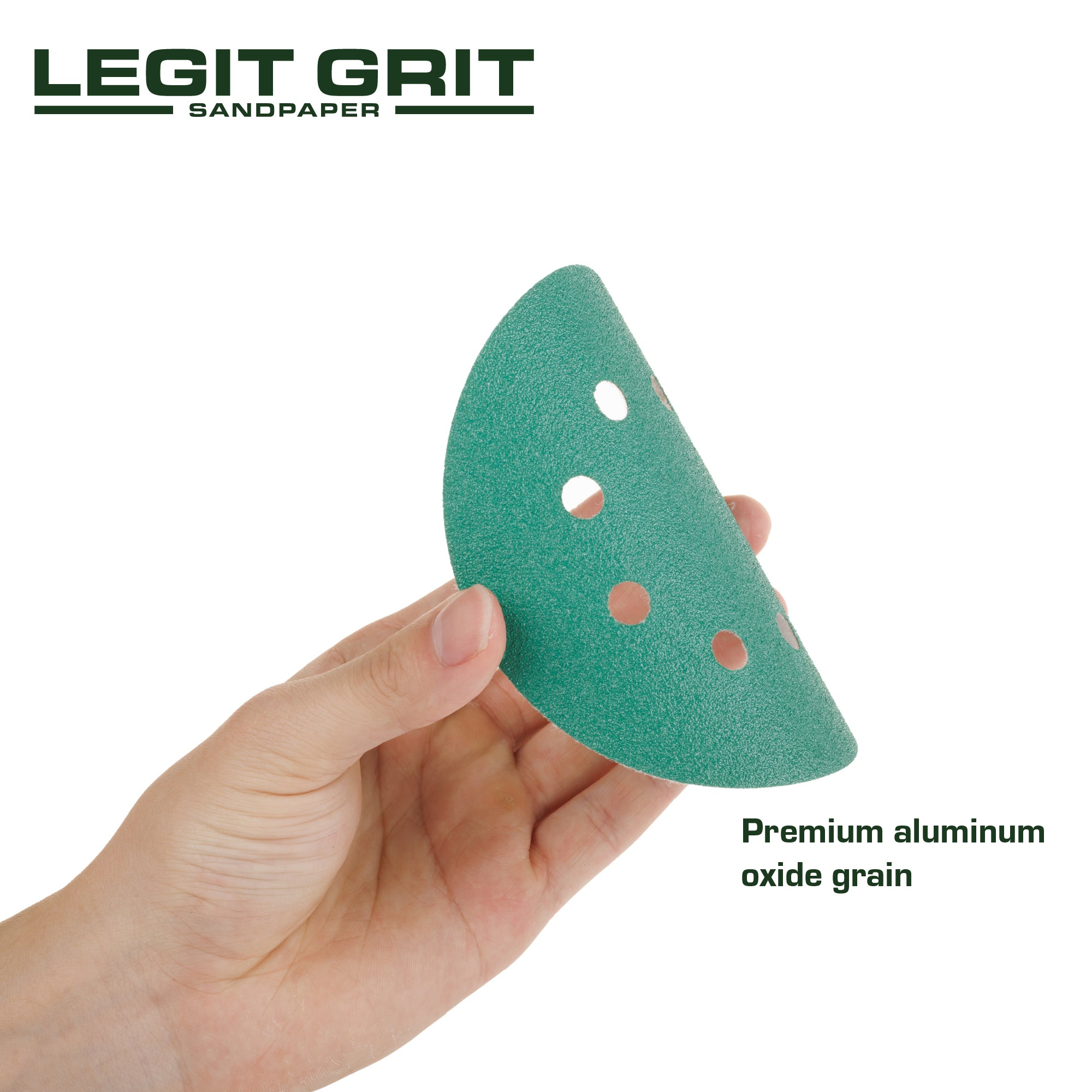 Legit Grit 5 inch Sand paper Disc, 8-Hole