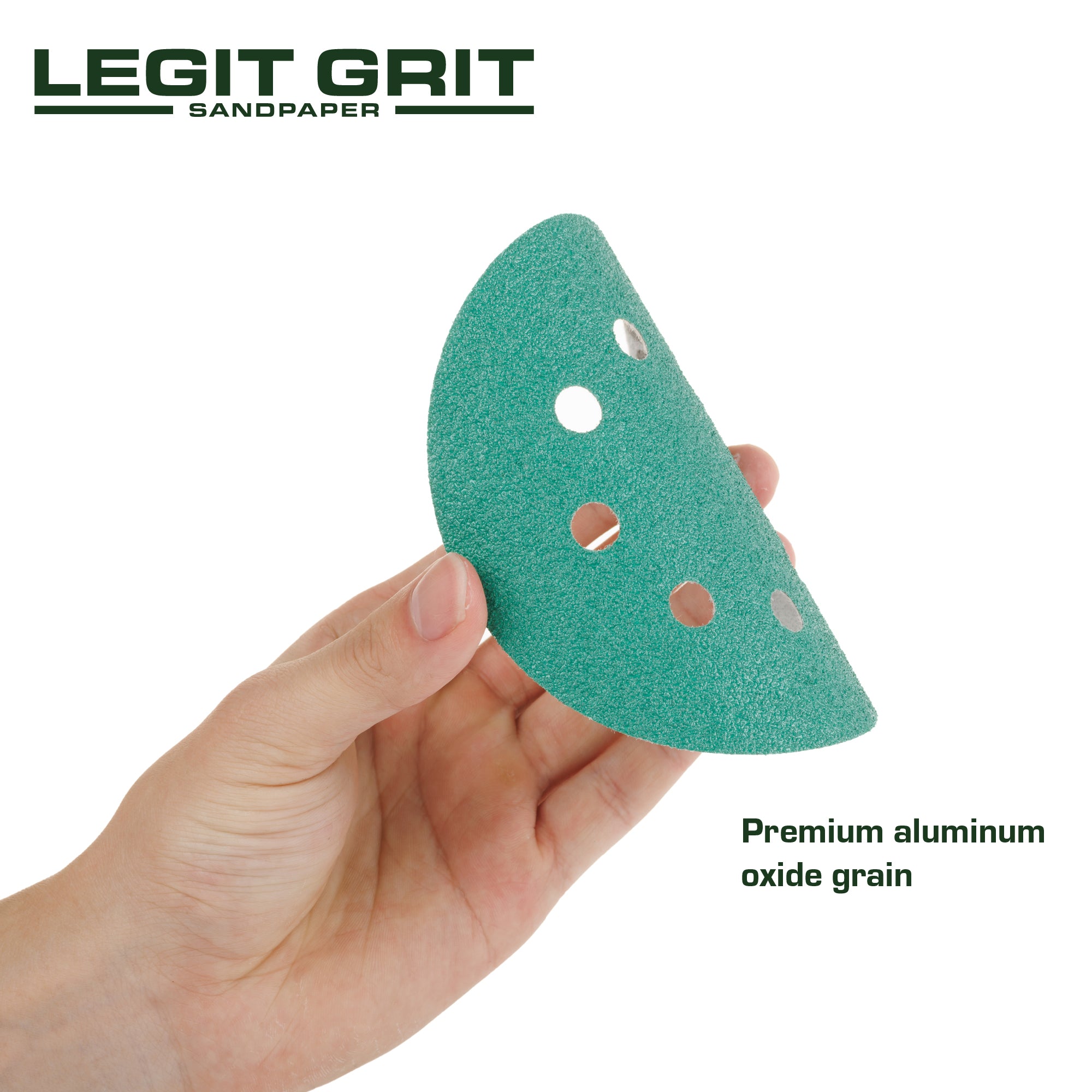 Legit Grit 5 inch Sand paper Disc, 8-Hole