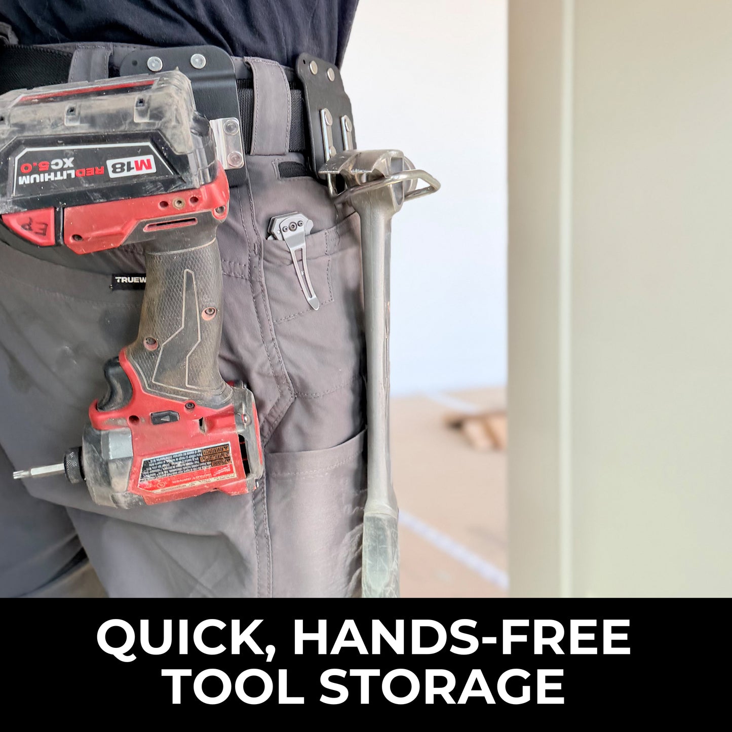 Perkins Builder Brothers Clip-On Tool Belt Hammer Loop