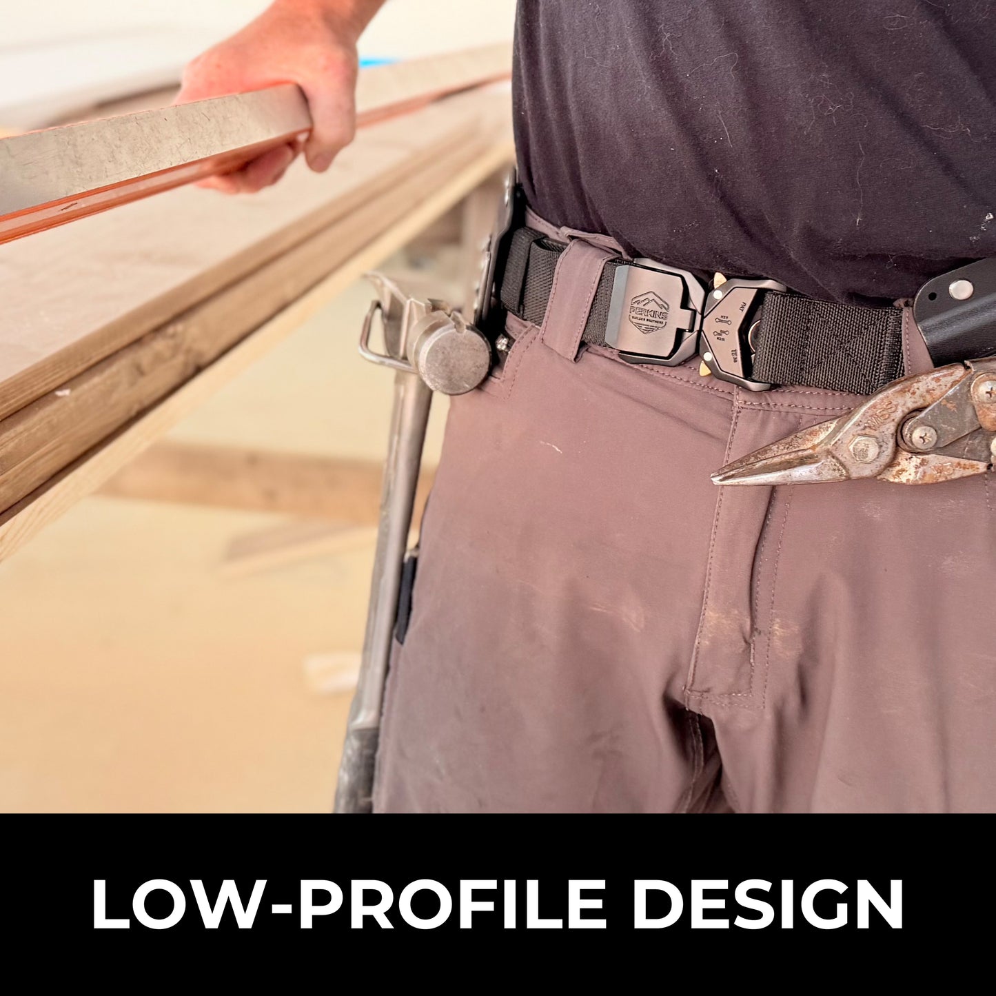 Perkins Builder Brothers Clip-On Tool Belt Hammer Loop