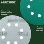 Legit Grit 5 inch Sand paper Disc, 8 - Hole - Perkins Builder Brothers