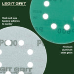 Legit Grit 5 inch Sand paper Disc, 8 - Hole - Perkins Builder Brothers