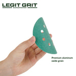 Legit Grit 5 inch Sand paper Disc, 8 - Hole - Perkins Builder Brothers