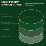 Legit Grit 5 inch Sand paper Disc, 9 - Hole - Perkins Builder Brothers
