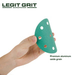 Legit Grit 5 inch Sand paper Disc, 9 - Hole - Perkins Builder Brothers