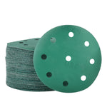 Legit Grit 5 inch Sand paper Disc, 9 - Hole - Perkins Builder Brothers