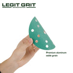 Legit Grit 6 inch Sand paper Disc, 15 - Hole - Perkins Builder Brothers