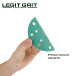 Legit Grit 6 inch Sand paper Disc, 15 - Hole - Perkins Builder Brothers