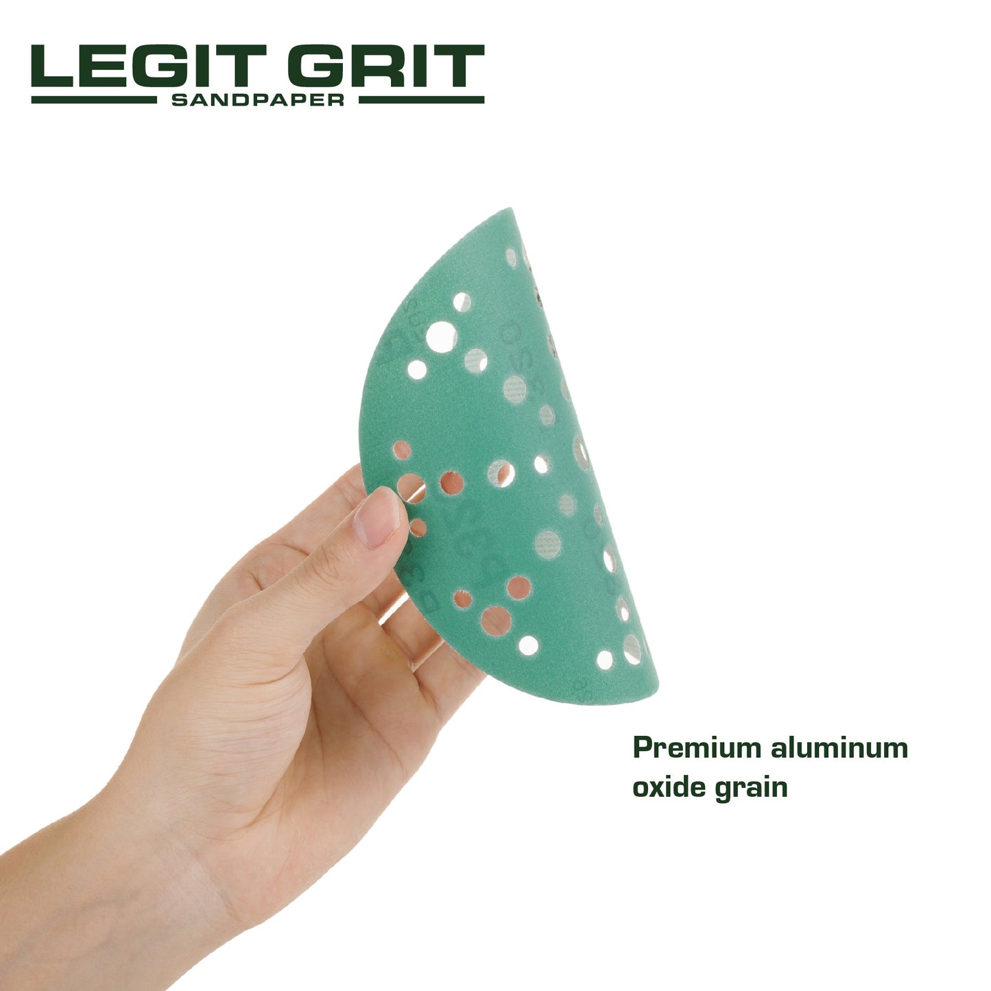 Legit Grit 6 inch Sand paper Disc, 49 - Hole - Perkins Builder Brothers