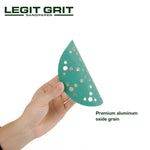Legit Grit 6 inch Sand paper Disc, 49 - Hole - Perkins Builder Brothers