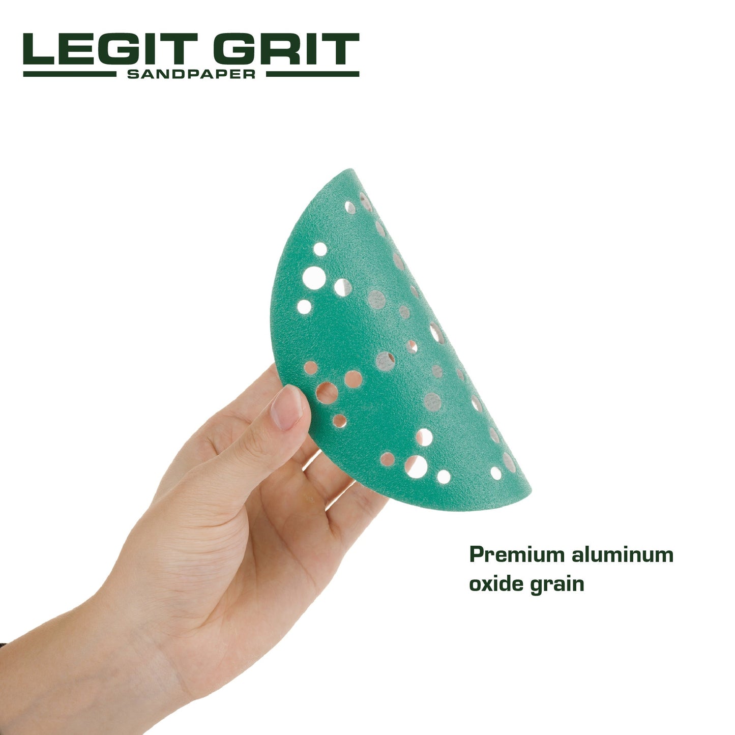 Legit Grit 6 inch Sand paper Disc, 49 - Hole - Perkins Builder Brothers