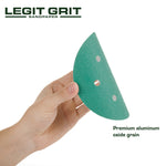 Legit Grit 6 inch Sand paper Disc, 6 - Hole - Perkins Builder Brothers
