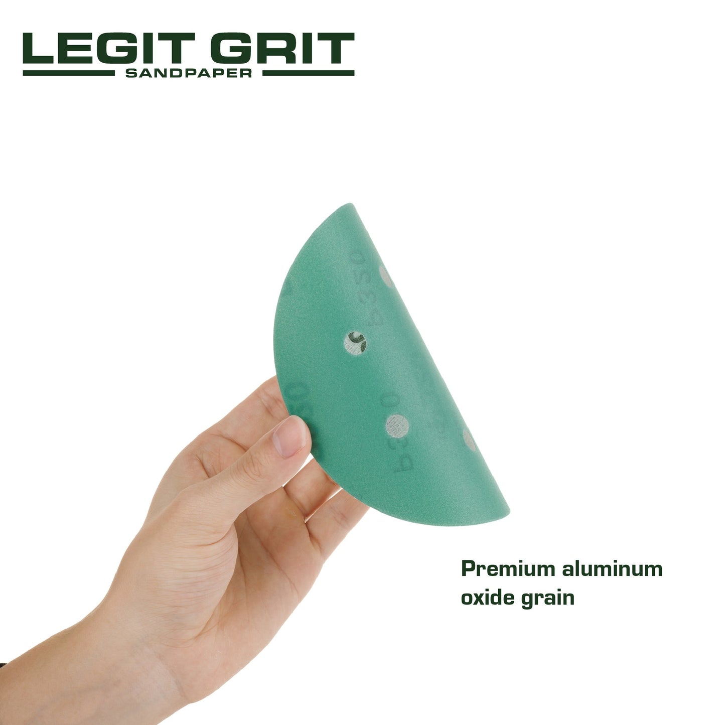 Legit Grit 6 inch Sand paper Disc, 6 - Hole - Perkins Builder Brothers