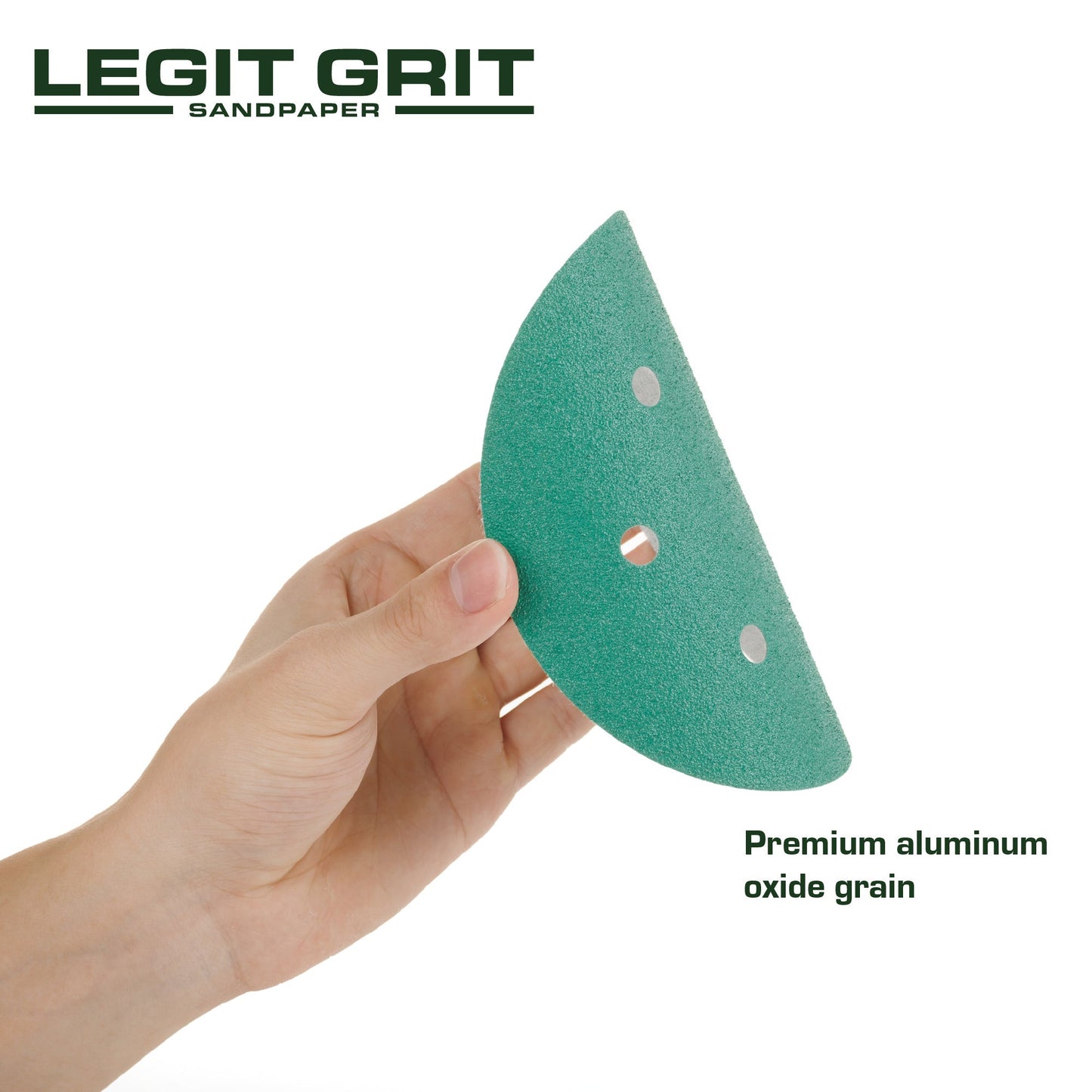 Legit Grit 6 inch Sand paper Disc, 6 - Hole - Perkins Builder Brothers