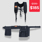 Perkins Builder Belt — 4th of July Bundle (Tool Belt Set + 5 Accessories) - Perkins Builder Brothers