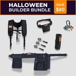 Perkins Builder Belt — Halloween Bundle (Tool Belt Set + 4 Accessories) - Perkins Builder Brothers
