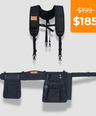 Perkins Builder Belt — Halloween Bundle (Tool Belt Set + 4 Accessories) - Perkins Builder Brothers