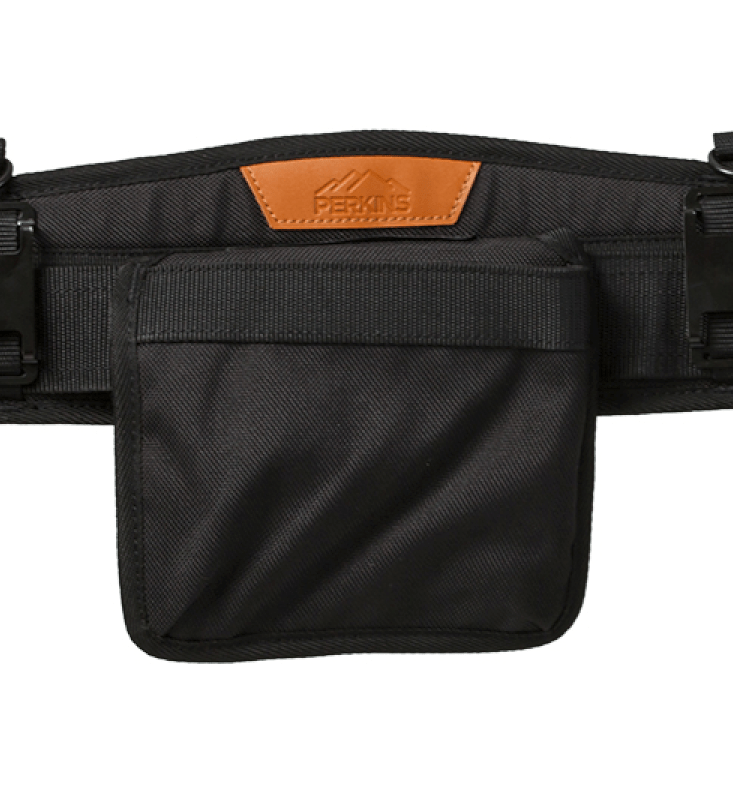 Perkins Builder Belt Rear Chalk Line Pouch, Black - Perkins Builder Brothers