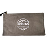 Perkins Builder Brothers Canvas Tool Pouch Zipper Bag, 3 - Pack, Black/Brown/Grey - Perkins Builder Brothers