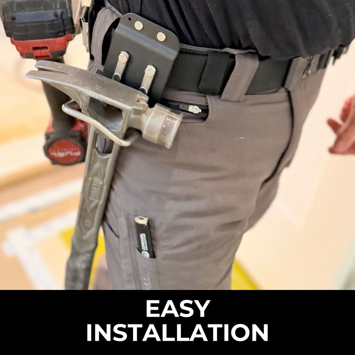 Perkins Builder Brothers Clip - On Tool Belt Hammer Loop - Perkins Builder Brothers