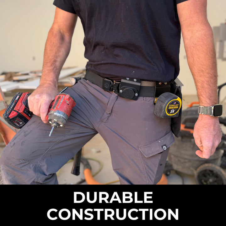 Perkins Builder Brothers Clip - On Tool Belt Magnetic Holder for Drill Bits, Screws and Tools - Perkins Builder Brothers