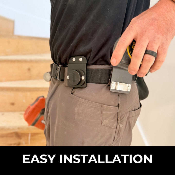 Perkins Builder Brothers Clip - On Tool Belt Magnetic Holder for Drill Bits, Screws and Tools - Perkins Builder Brothers