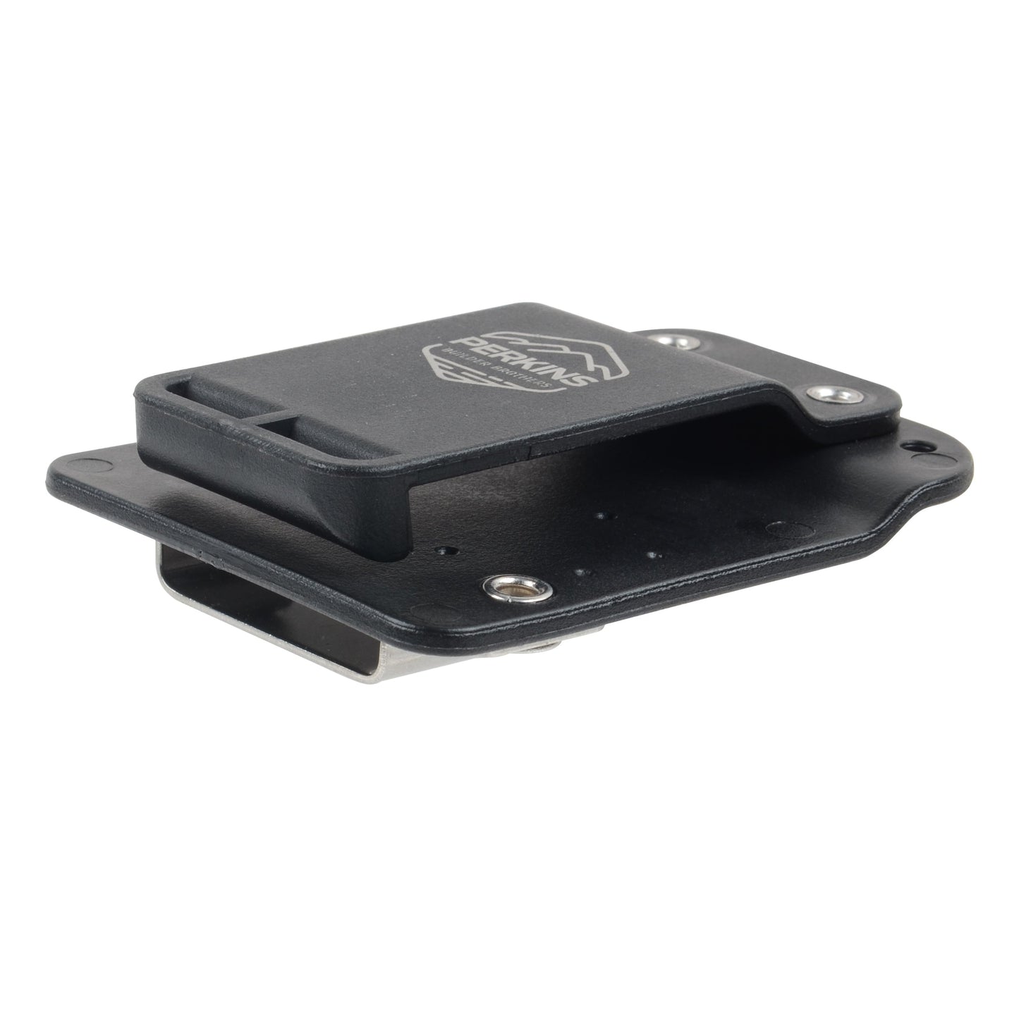 Perkins Builder Brothers Clip - On Tool Belt Tape Holder For Tape Measure, Utility Knife, and Flashlight - Perkins Builder Brothers