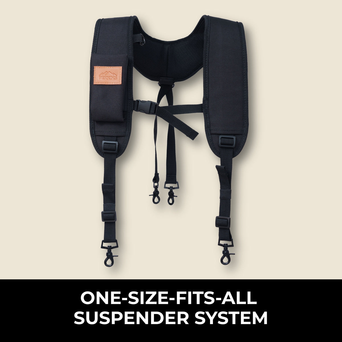 Perkins Builder Brothers Essential Tool Belt Suspenders - One Size - Perkins Builder Brothers