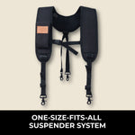 Perkins Builder Brothers Essential Tool Belt Suspenders - One Size - Perkins Builder Brothers