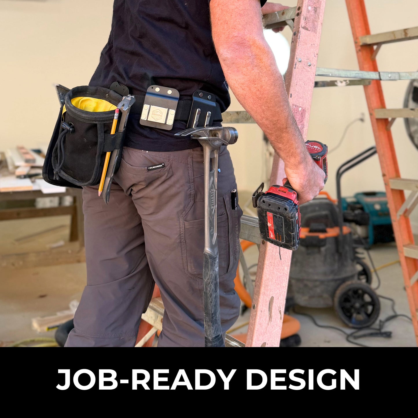 Perkins Builder Brothers Wide - Mouth Clip - On Bolt and Hardware Pouch - Perkins Builder Brothers