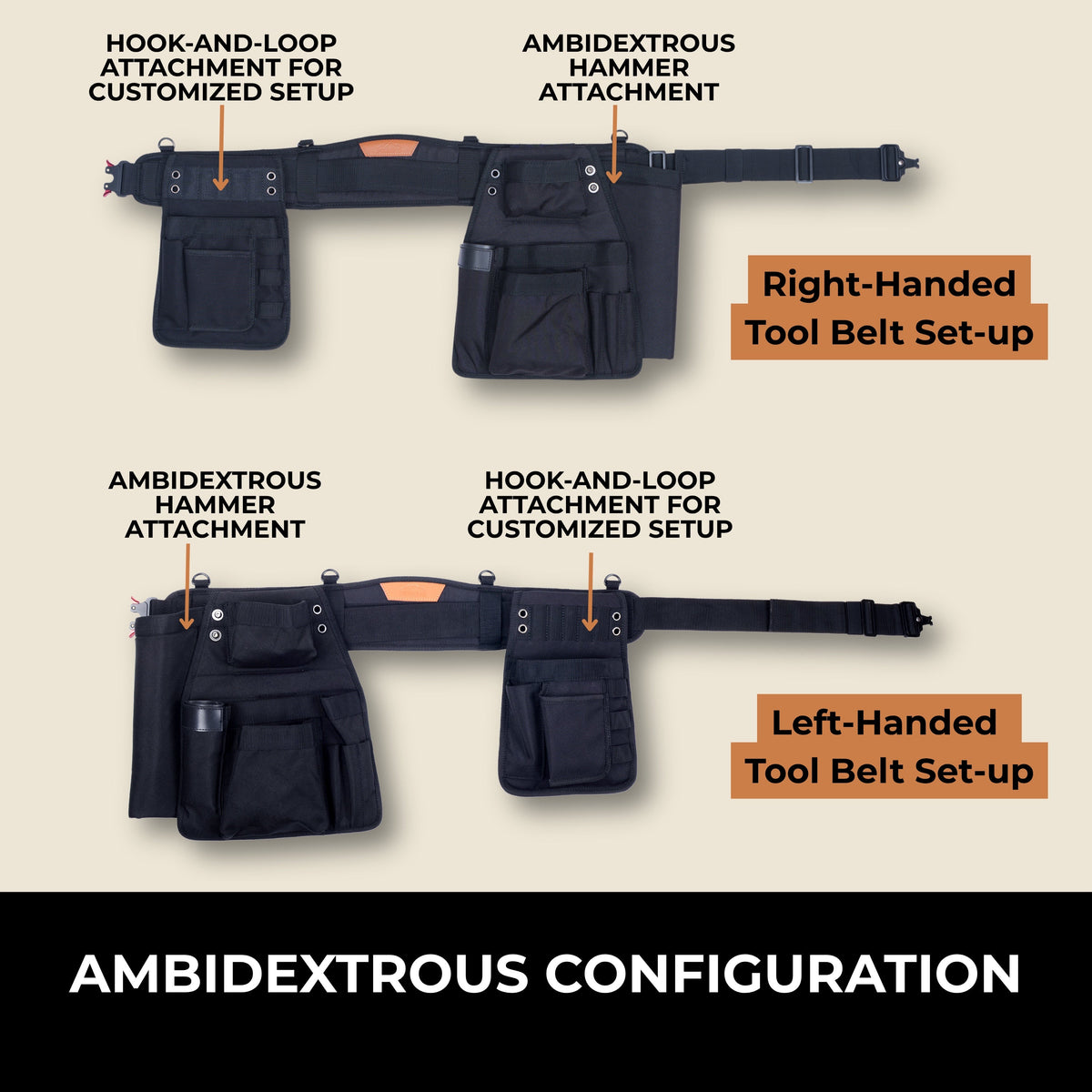 Perkins Essential Low Profile Toolbelt - Perkins Builder Brothers