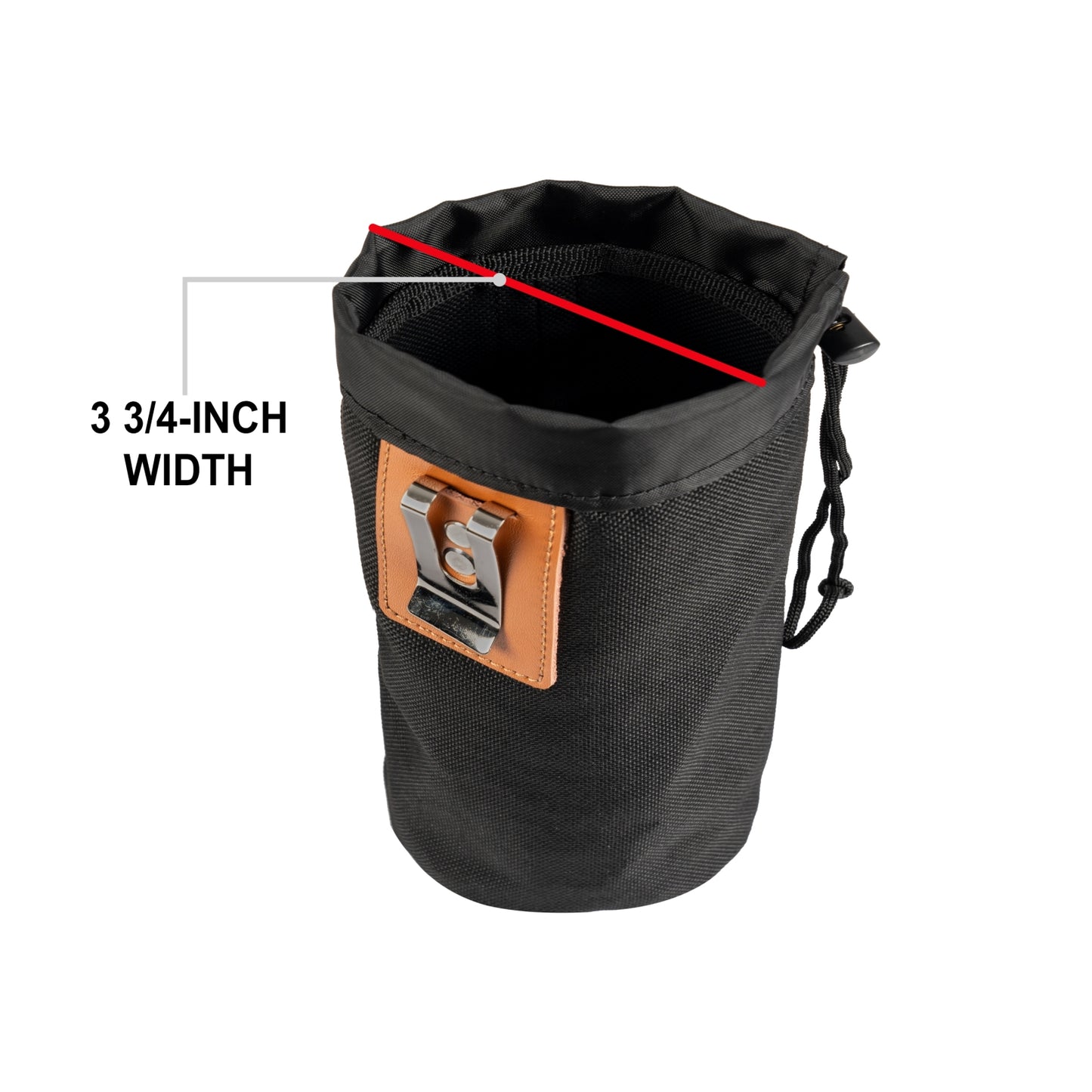 Perkins Builder Brothers 5-7/8-Inch Short Bolt Storage Pouch with Tool Belt Clip-On