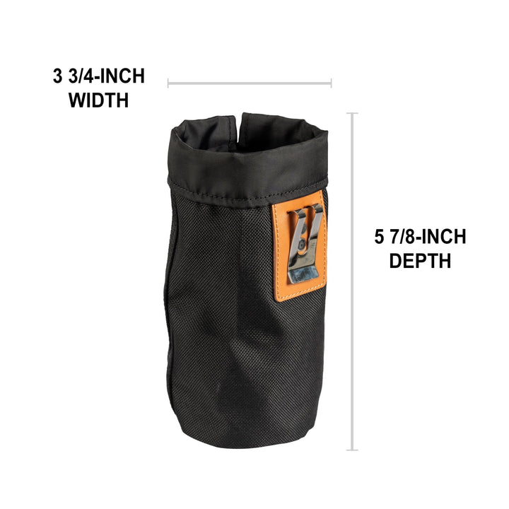 Perkins Builder Brothers 5 - 7/8 - Inch Short Bolt Storage Pouch with Tool Belt Clip - On - Perkins Builder Brothers